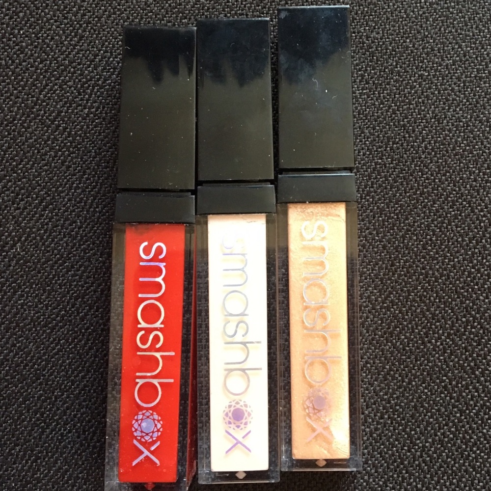 3 smashbox "be legendary"  lip glosses