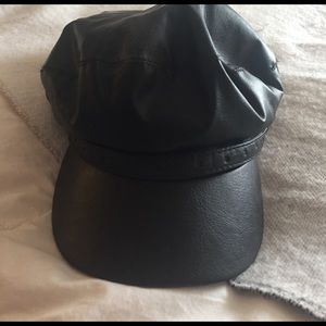 Leather hat