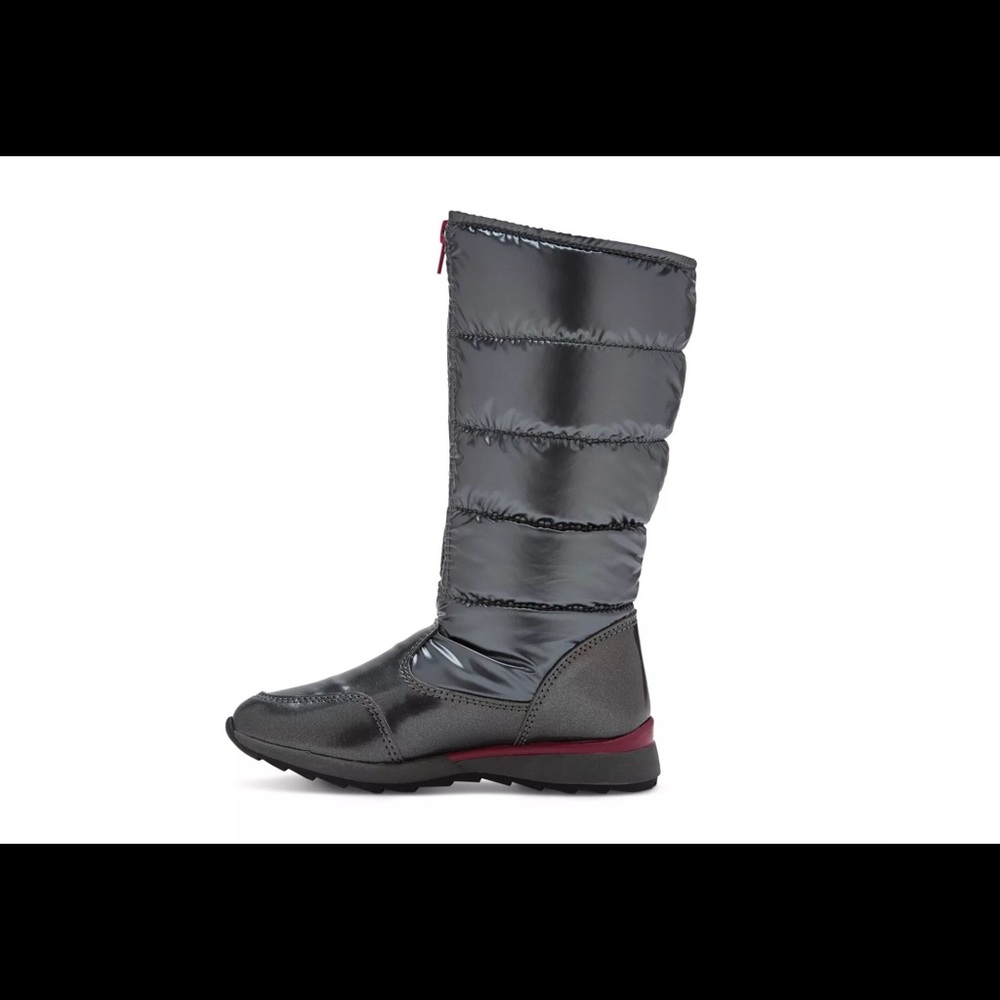 NWT Girls' Buffy Tall Pack Winter Boots Silver