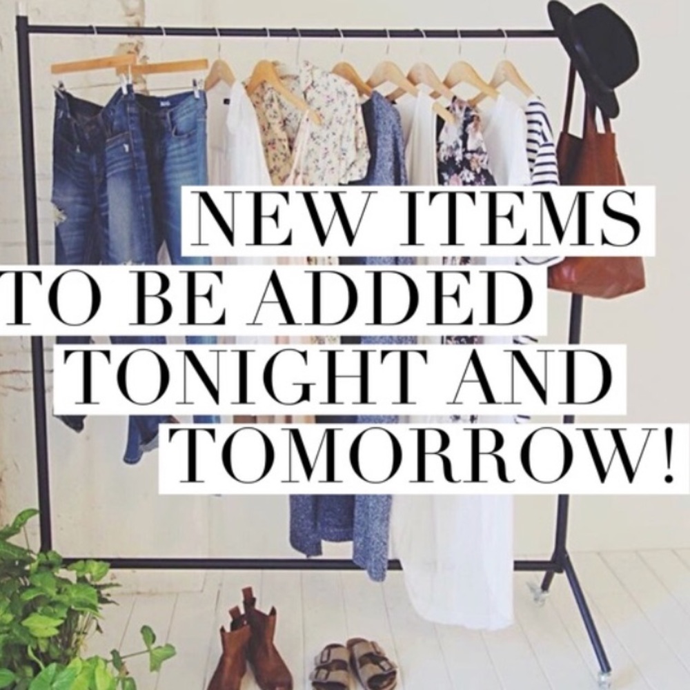 New items being added ☺☺
