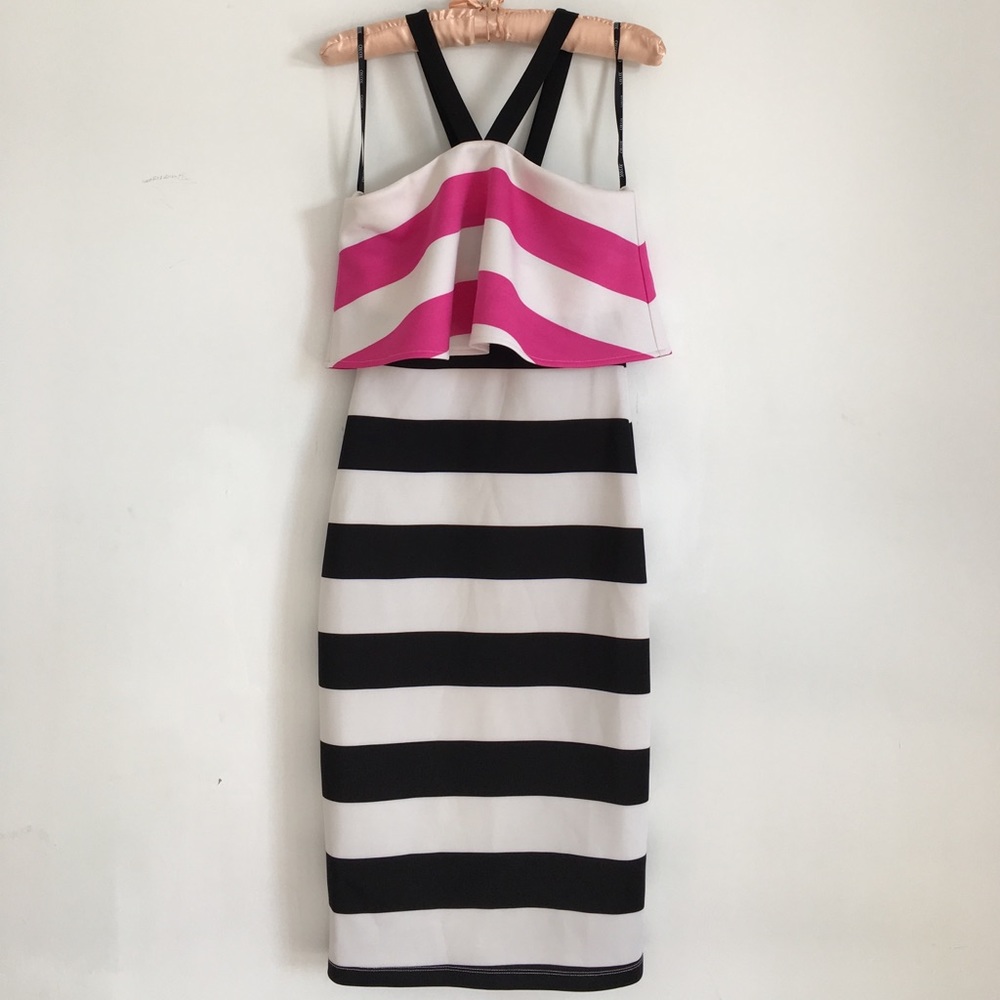 Striped dress size small