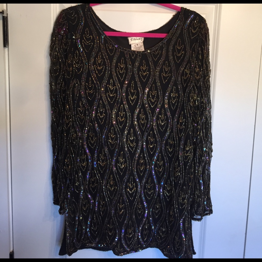 Vintage flapper mini dress