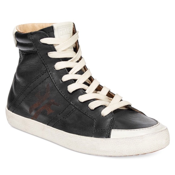 Frye Shoes - Frye Dylan High Sneaker in Black