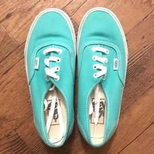 Teal vans