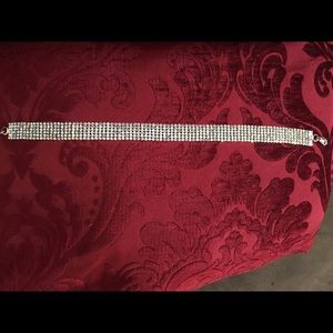 Rhinestone choker