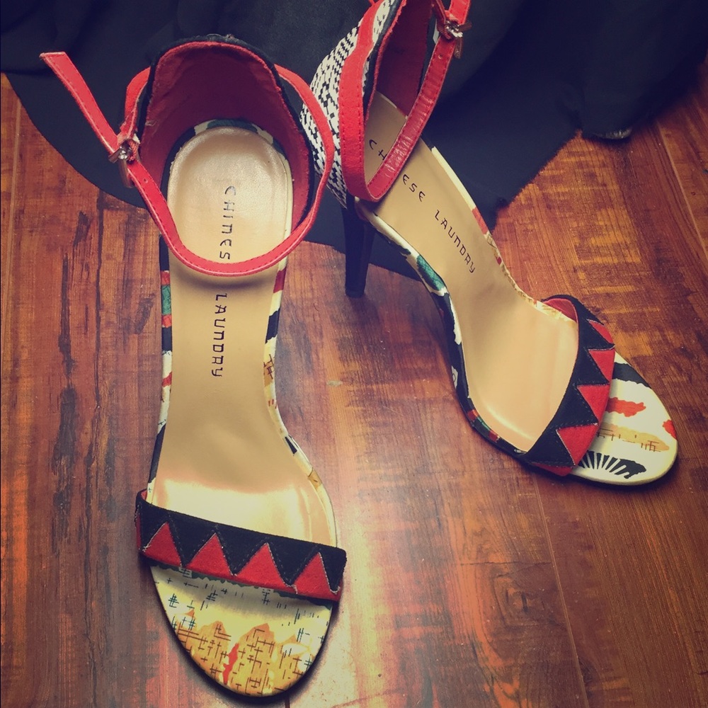 Chinese Laundry Tribal Heels