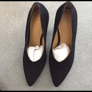 Nine West tortoise stacked heels