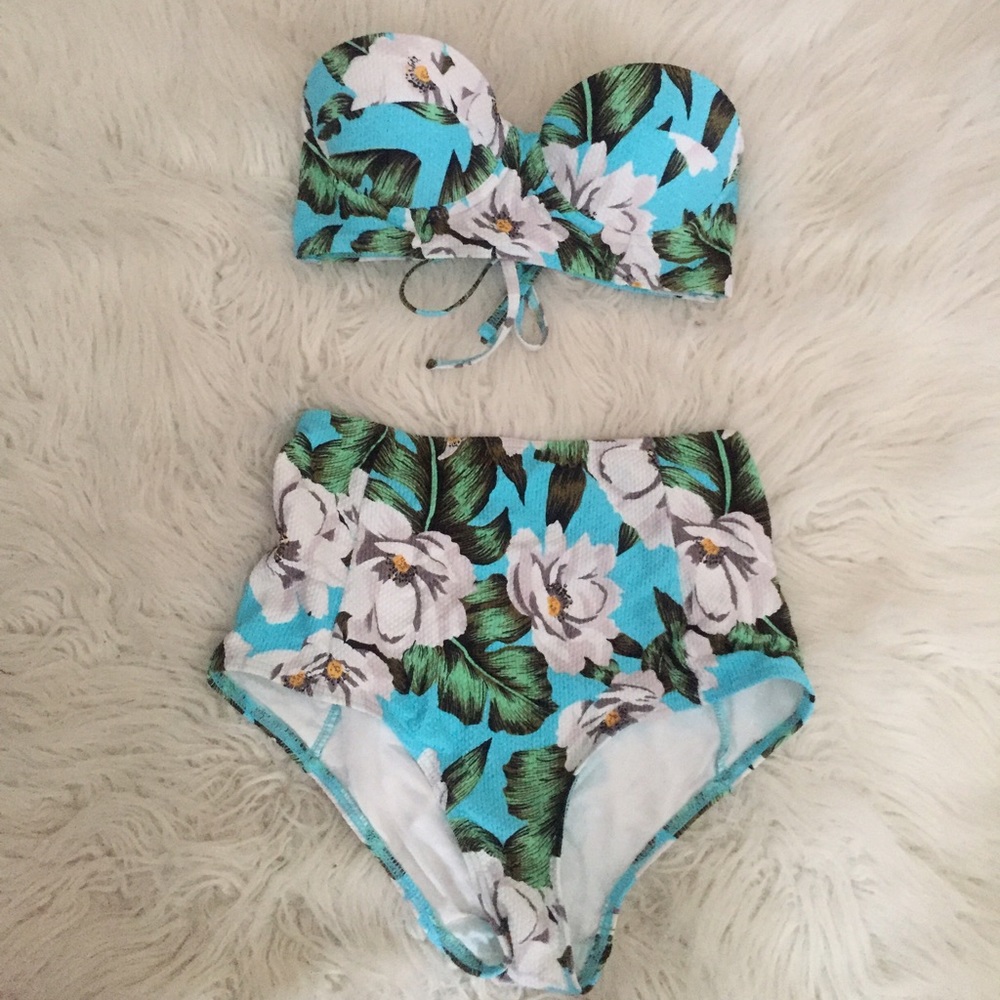 Top shop floral bikinis