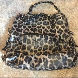 Cheeta print coach purse