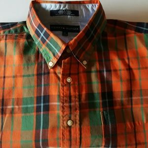 Tommy Hilfiger 100% Multi Color Long Sleeve Shirt