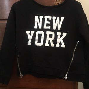 New York Crop Top Sweater