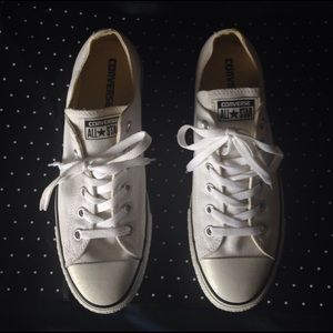 White Platform All-Star Converse