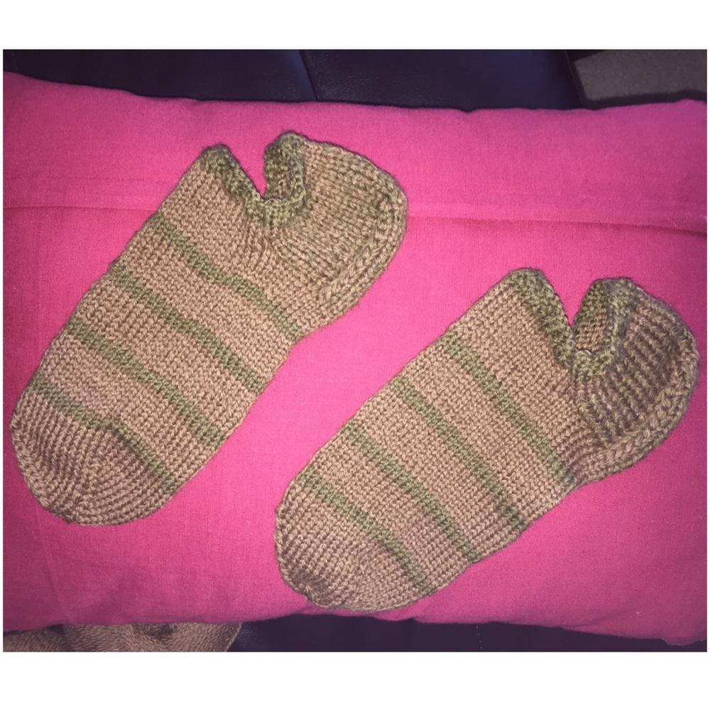 Handmade cropped socks