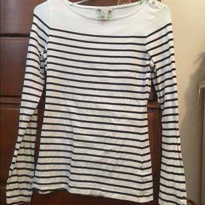 Navy Blue Stripped Shirt