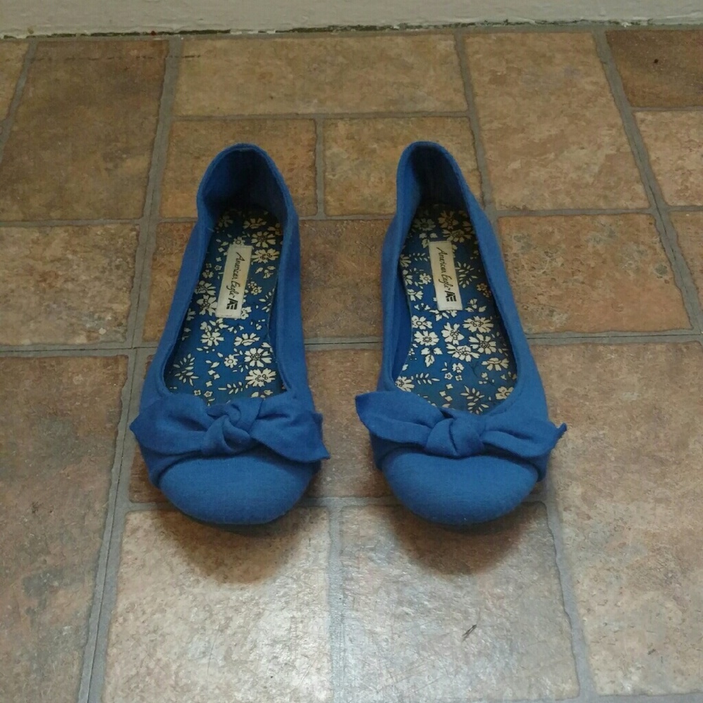 Blue flats