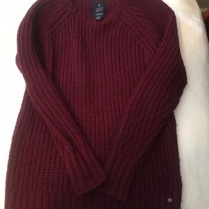 Maroon Thick Sweater