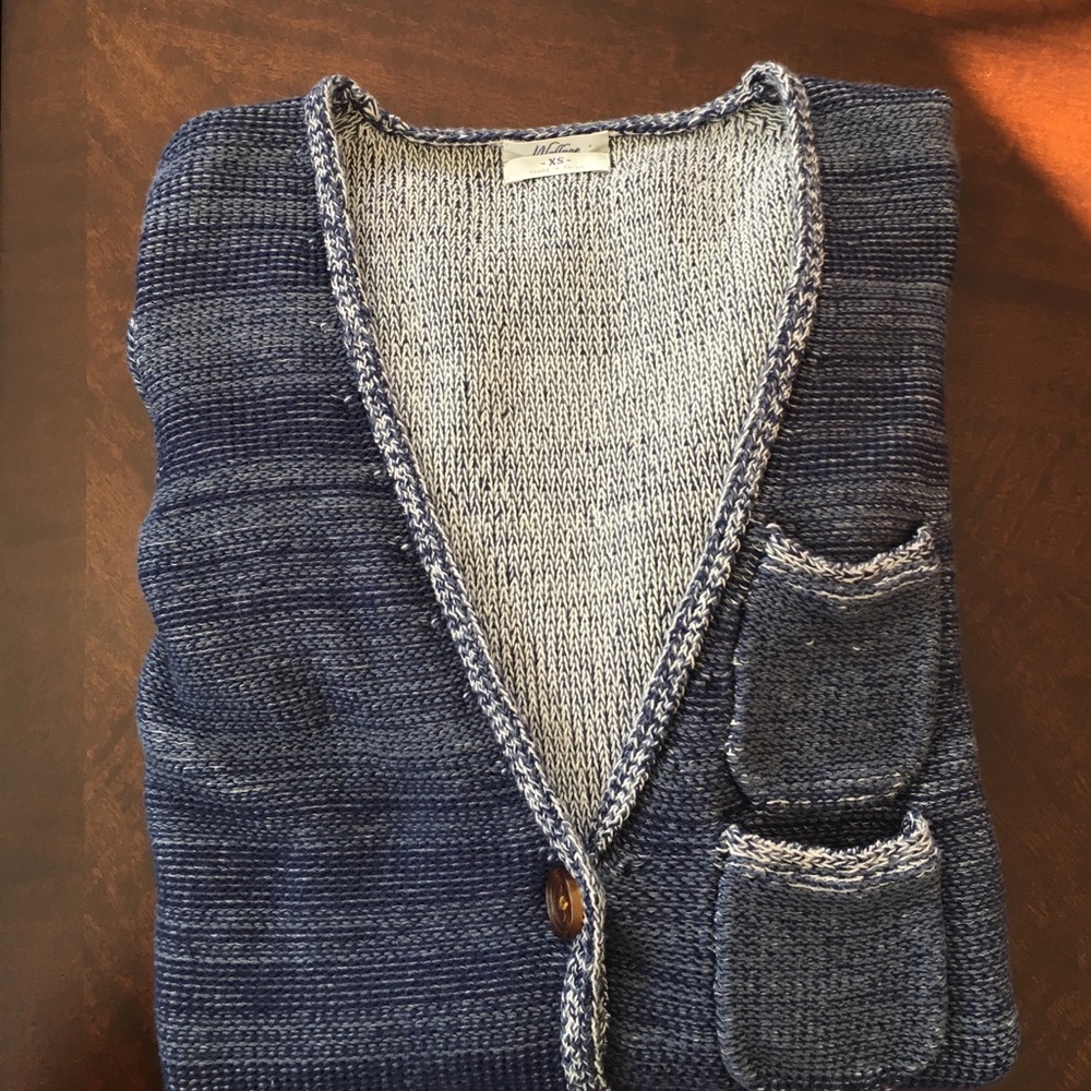 MADEWELL knit button up sweater