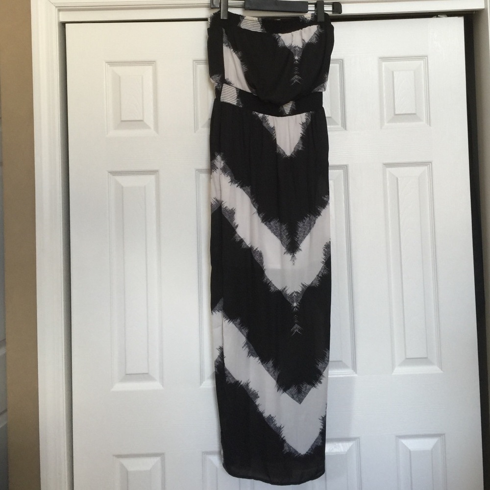 Black and White Maxi Dress