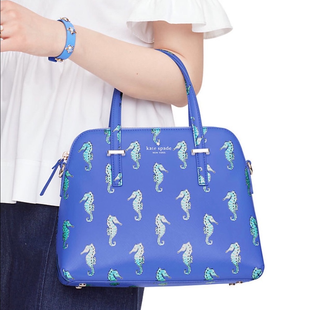 💕Kate spade seahorses handbag