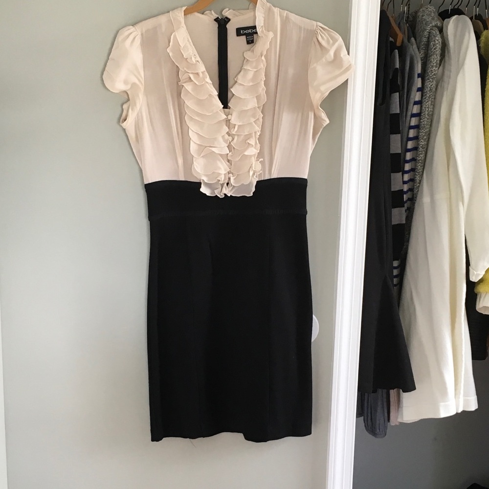 Bebe silk top dress