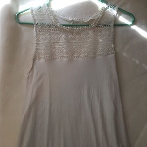 White crochet Top