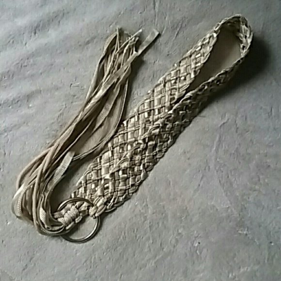 Golden Braided Belt - Picture 3 of 6