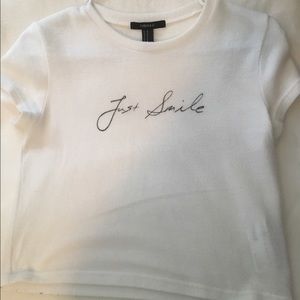 Just Smile Crop Top