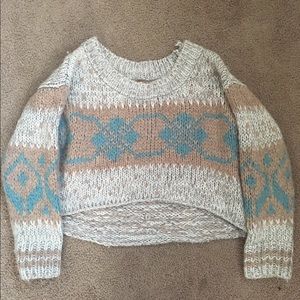Free people cropped sweater
