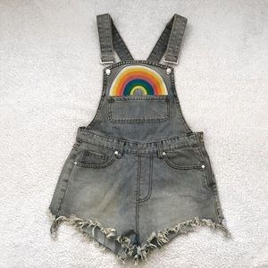 UNIF Rainbow Overalls