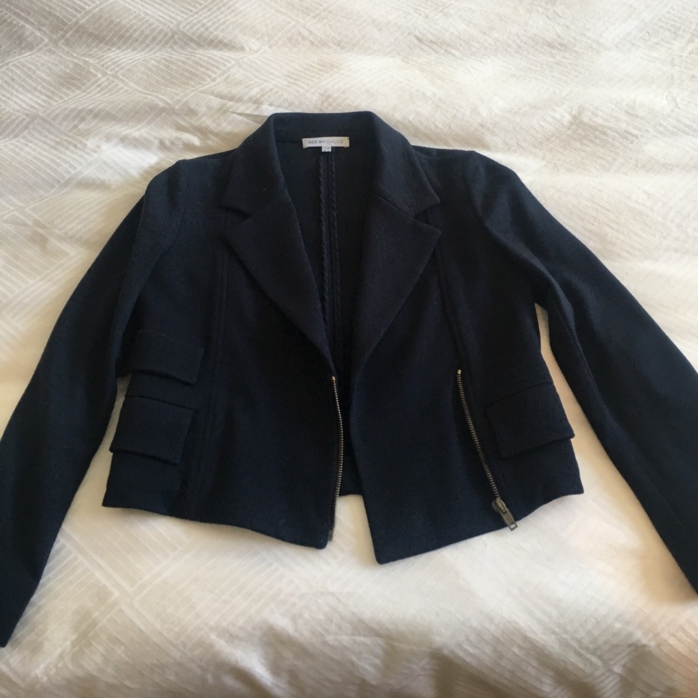 See by Chloe crop jacket . NWOT.