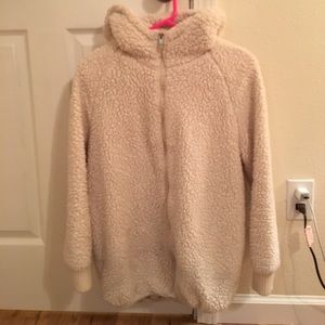 Faux Sherpa hoodie/jacket