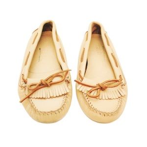 J Crew + Minnetonka Deerskin Moccasins - Rare!