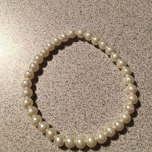 Faux Pearl stretch stretchy bracelet