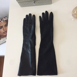 Zara Long Leather Gloves