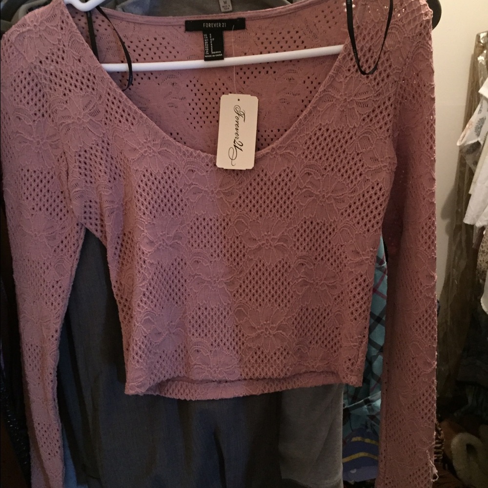 Muave crop top