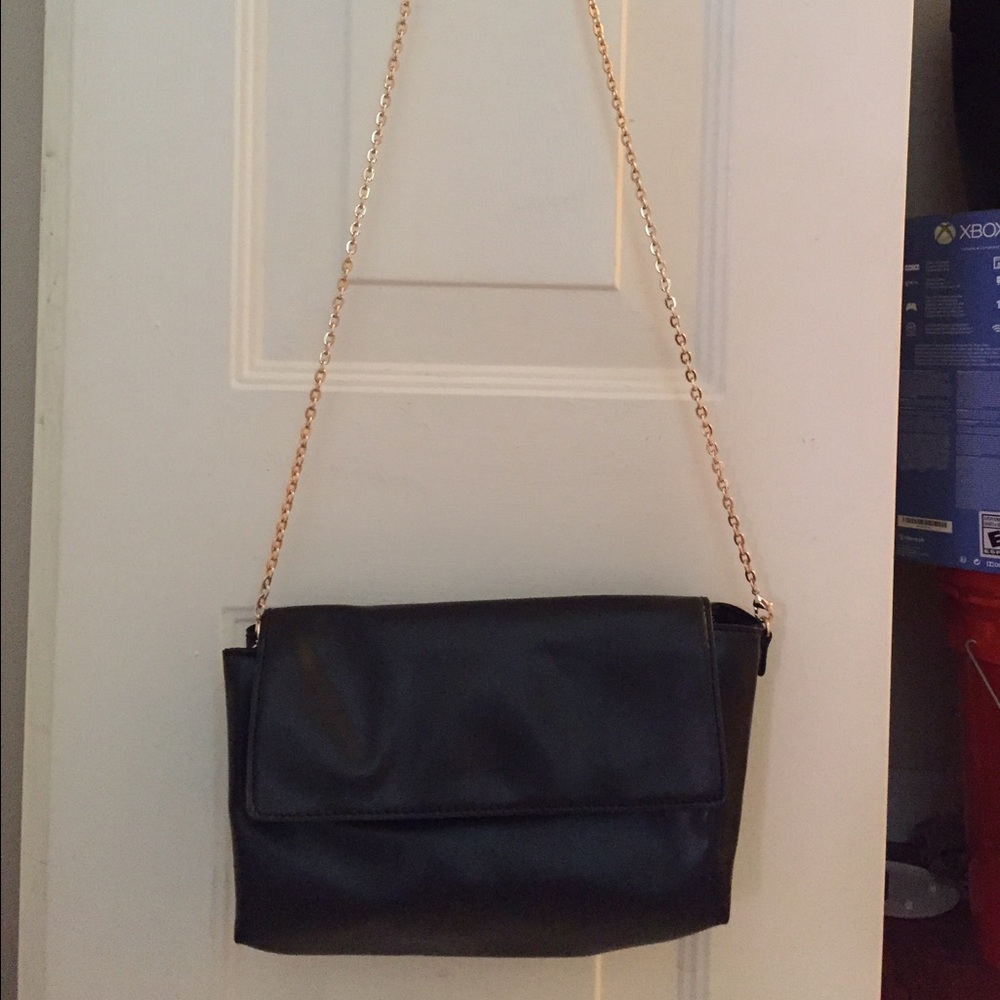 Simple black purse