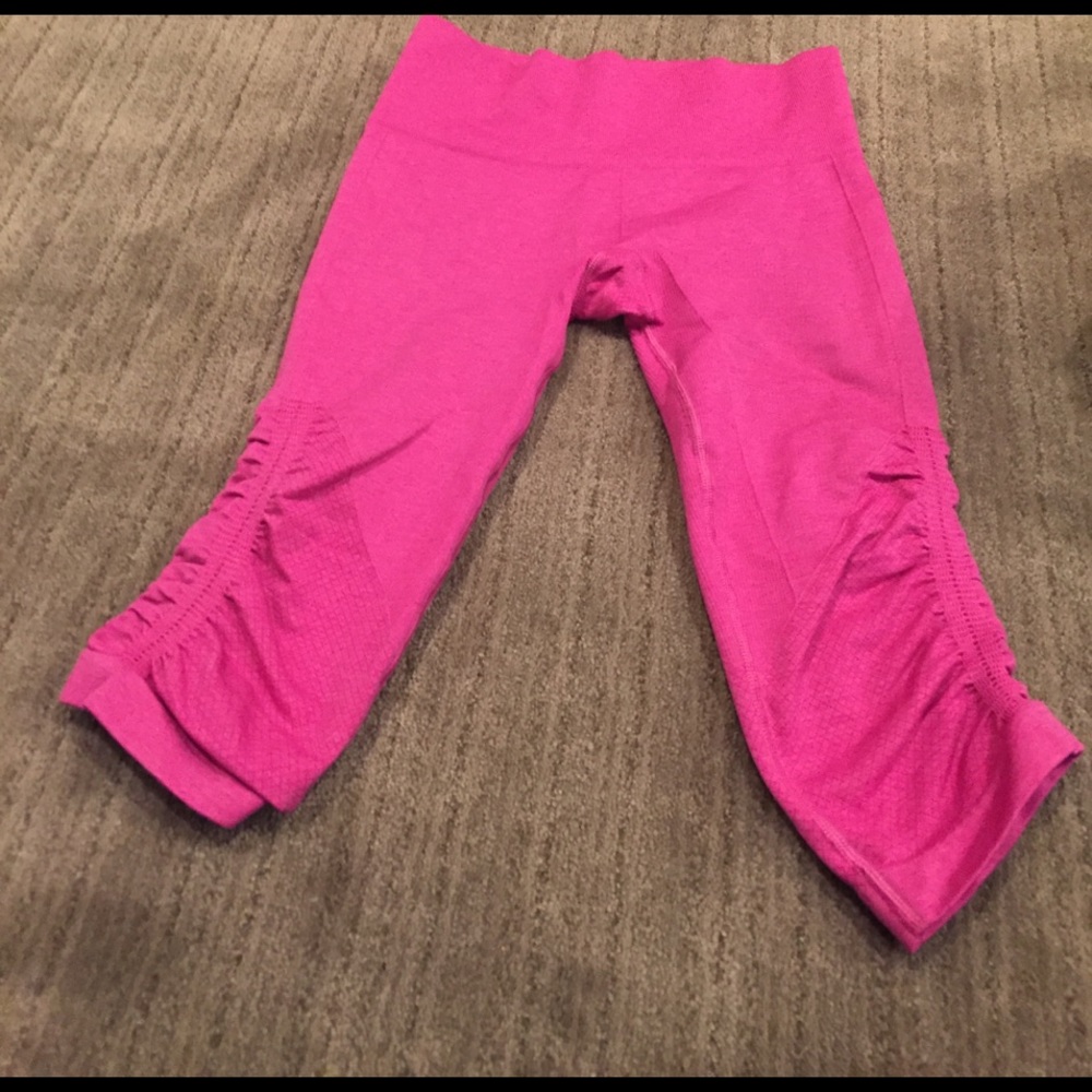 Pink capris