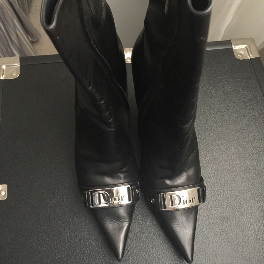 ChristianDior leather boots