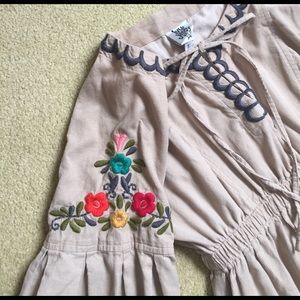 Boho Hippy Embroidered Dress
