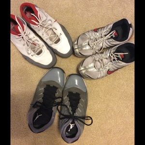 Three pair of men's tennis shoes for one low price