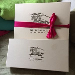 2 Burberry gift boxes