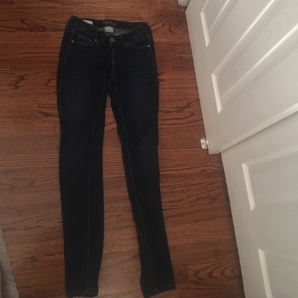 Denim skinny jeans