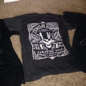 GNR and ACDC t-shirts