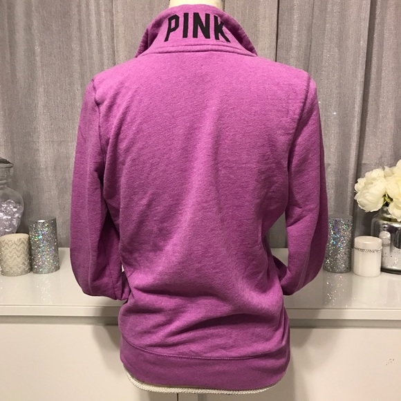❌SOLD❌PINK Victorias Secret Half Zip - Picture 3 of 5