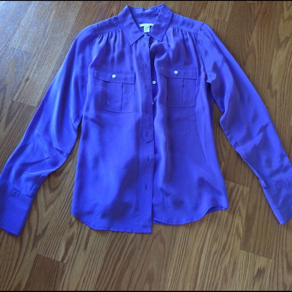 J. Crew Tops - Silky J.crew button up blouse