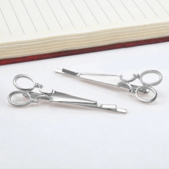 Set of 2 SILVER Hair Pins / LOWEST PRICE - Picture 2 of 6