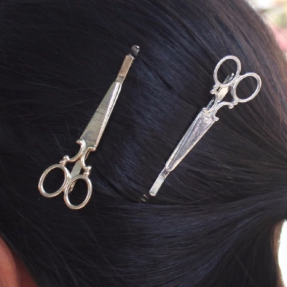 Set of 2 SILVER Hair Pins / LOWEST PRICE - Picture 5 of 6