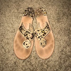 Cheetah print Jack Rogers