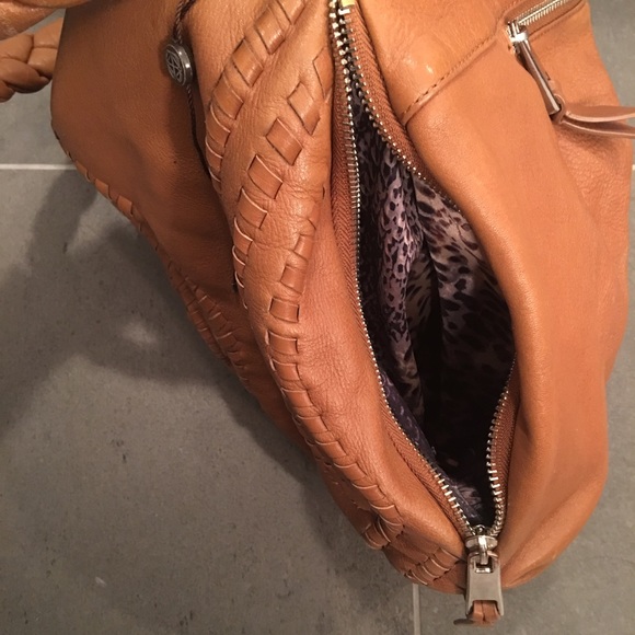 Camel colored leather hobo bag - Picture 4 of 4