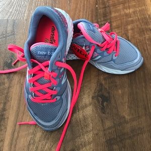 New Balance girls size 12wide sneakers